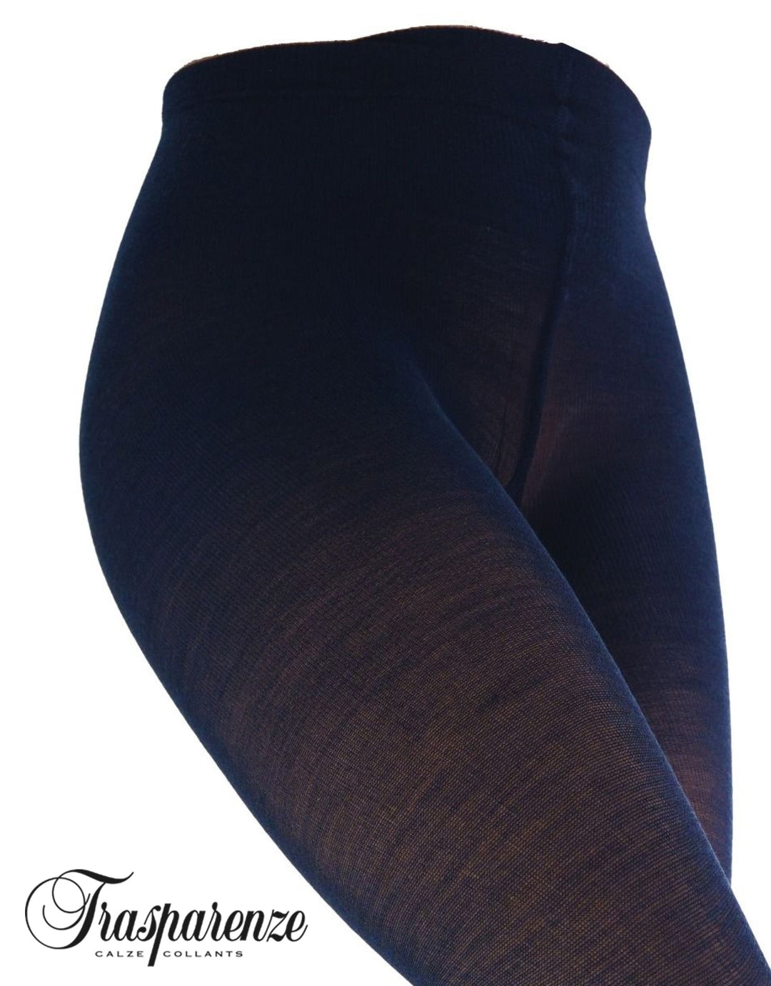 Trasparenze Alison Wool 100 Denier Tights Blu Melange