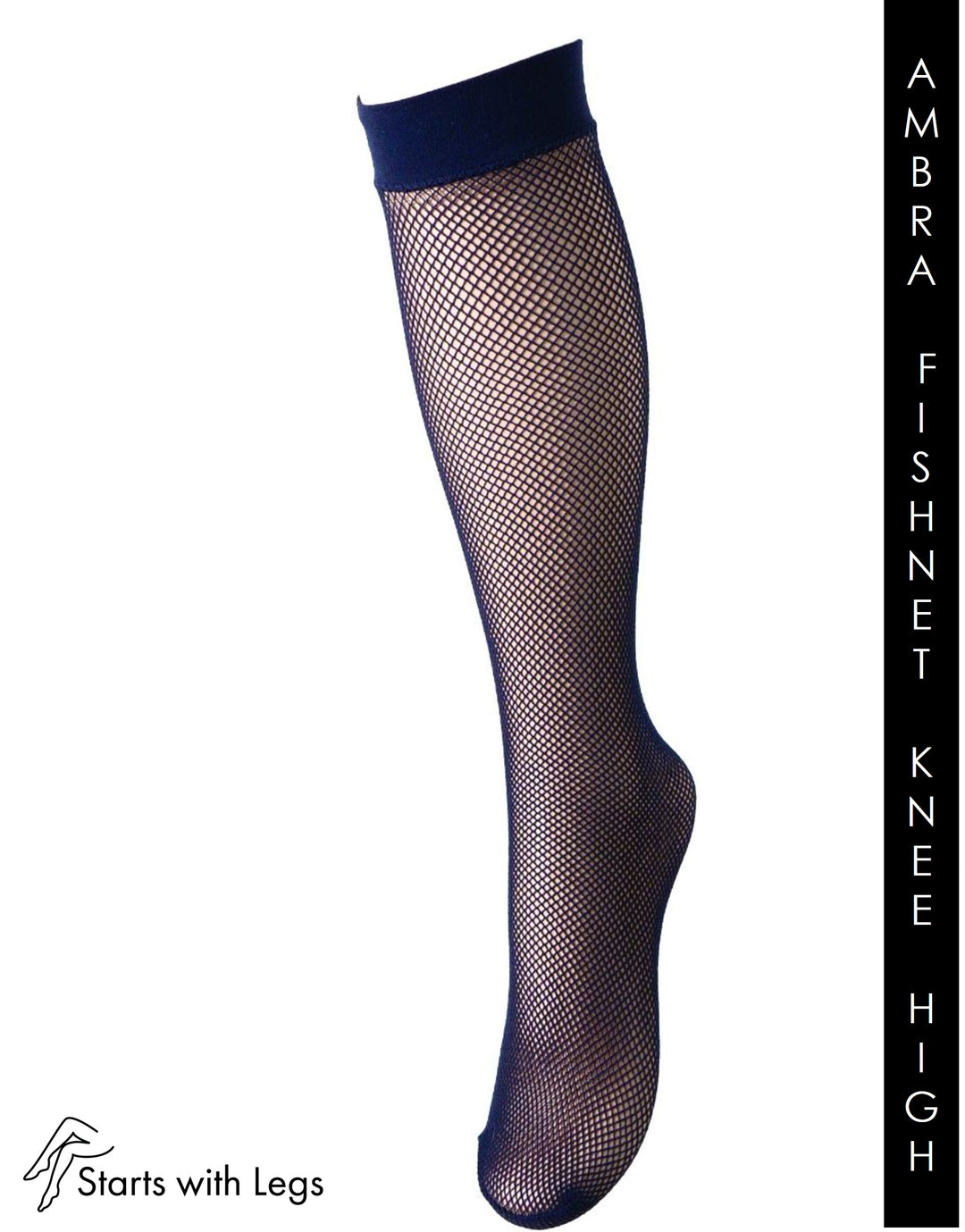 Trasparenze Ambra Micronet Knee Highs Blu