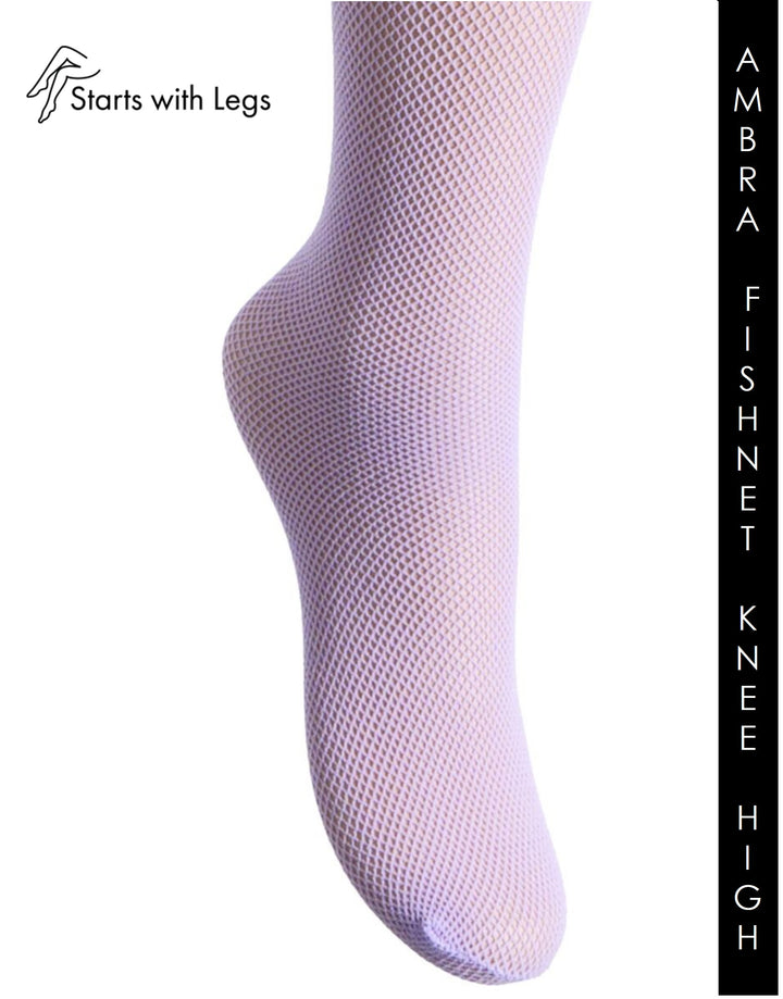 Trasparenze Ambra Micronet Knee Highs Lavanda