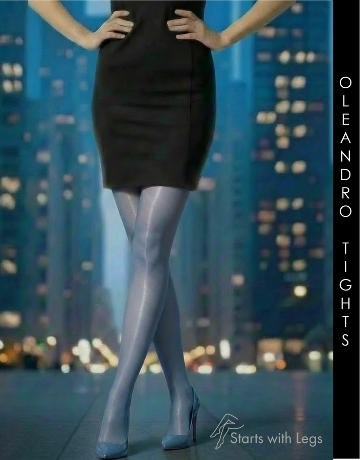 Trasparenze Oleandro 20 Denier Tights Bluette