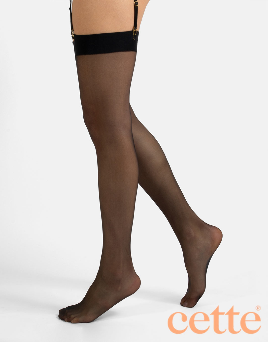 Cette Cristal 20 Denier Stockings Black