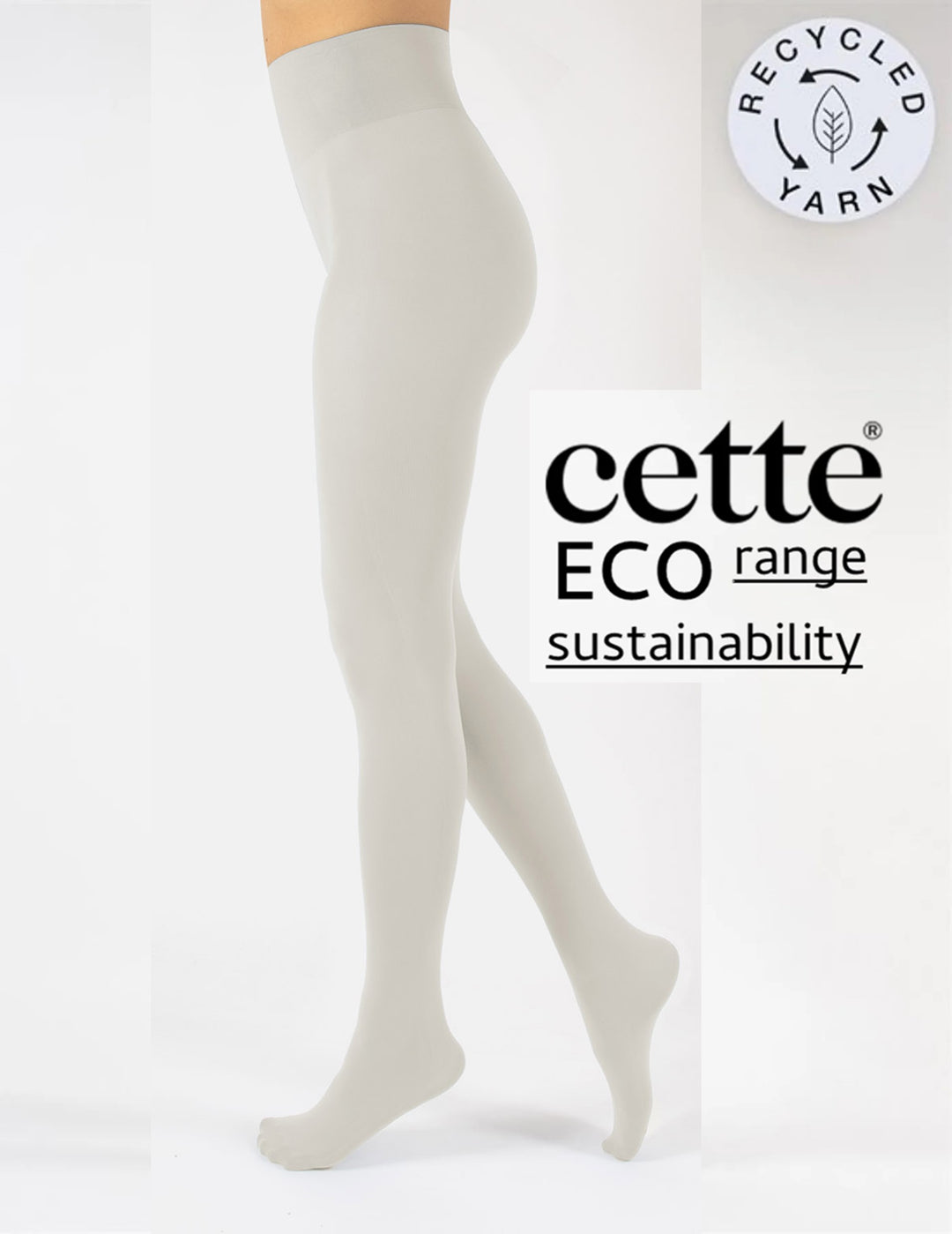 Cette Dublin ECO 70 Denier Tights Off White