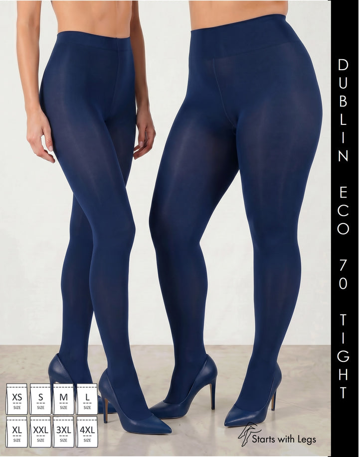 Cette Dublin ECO 70 Denier Tights Marine
