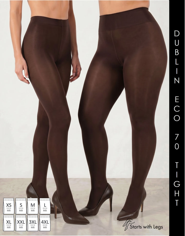 Cette Dublin ECO 70 Denier Tights Ristretto