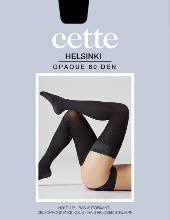 Cette Helsinki 60 Denier Stay Ups Black