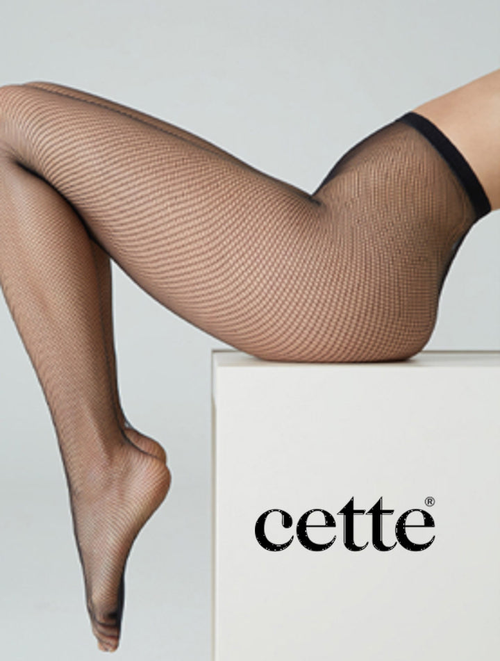Cette Iconic Seamless Fishnet Tight Black