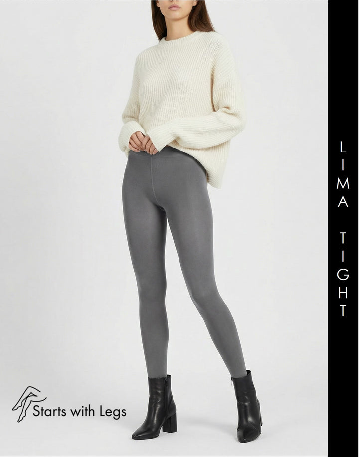 Cette Lima Cashmere Wool 150 Denier Tight Castor Grey