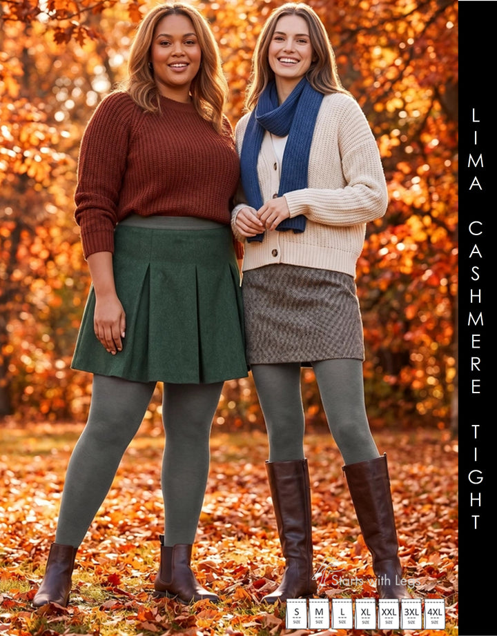 Cette Lima Cashmere Wool 150 Denier Tight Castor Grey