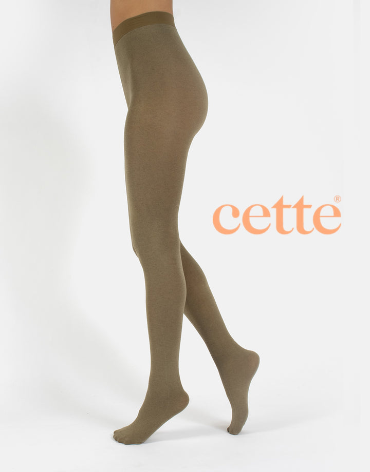 Cette Lima Cashmere Wool 150 Denier Tight Lead Grey