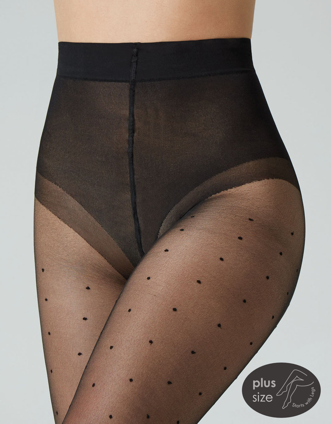 Cette ECO Richmond Polka Dot 20 Denier Tight Black