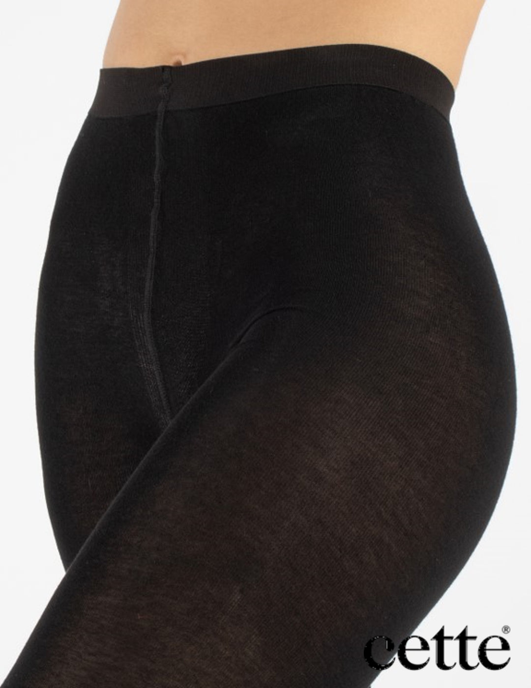 Cette Lima Cashmere Wool 150 Denier Tight Black