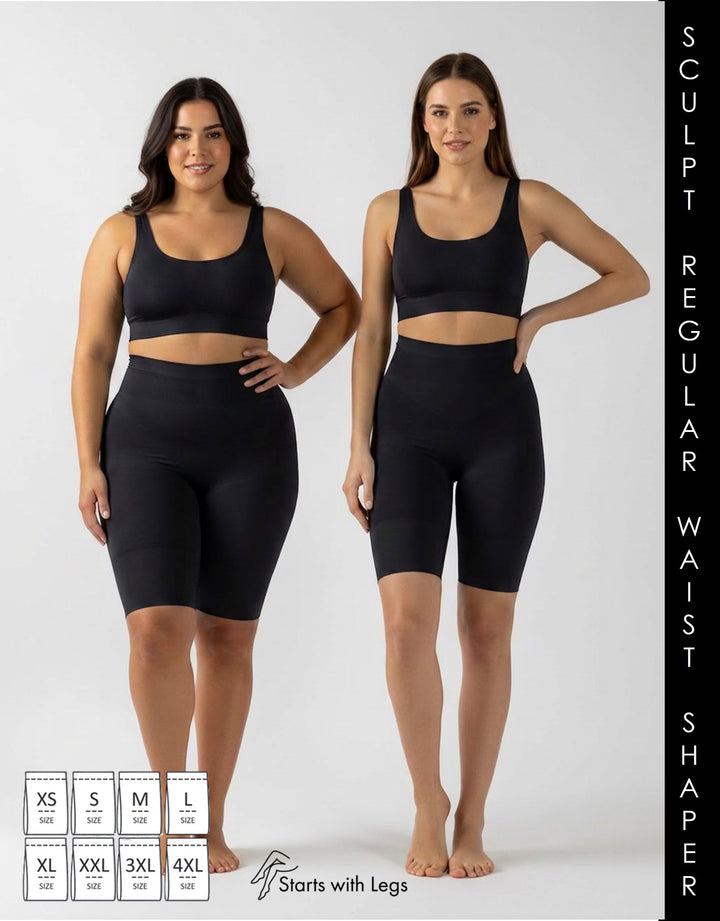 Cette Sculpt Regular Waist Shaping Shorts Black 545-902