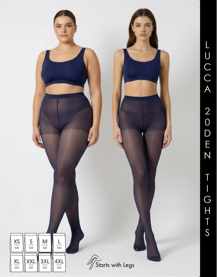 Cette Lucca Matt 20 Denier Tight Navy 720-12