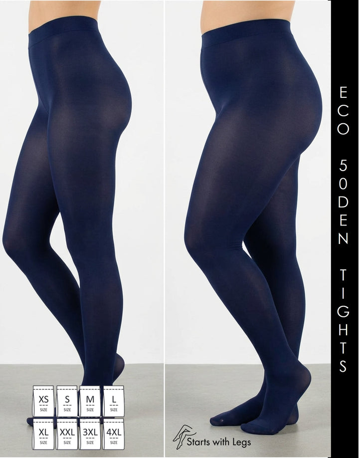 Cette ECO 50 Denier Tights Marine