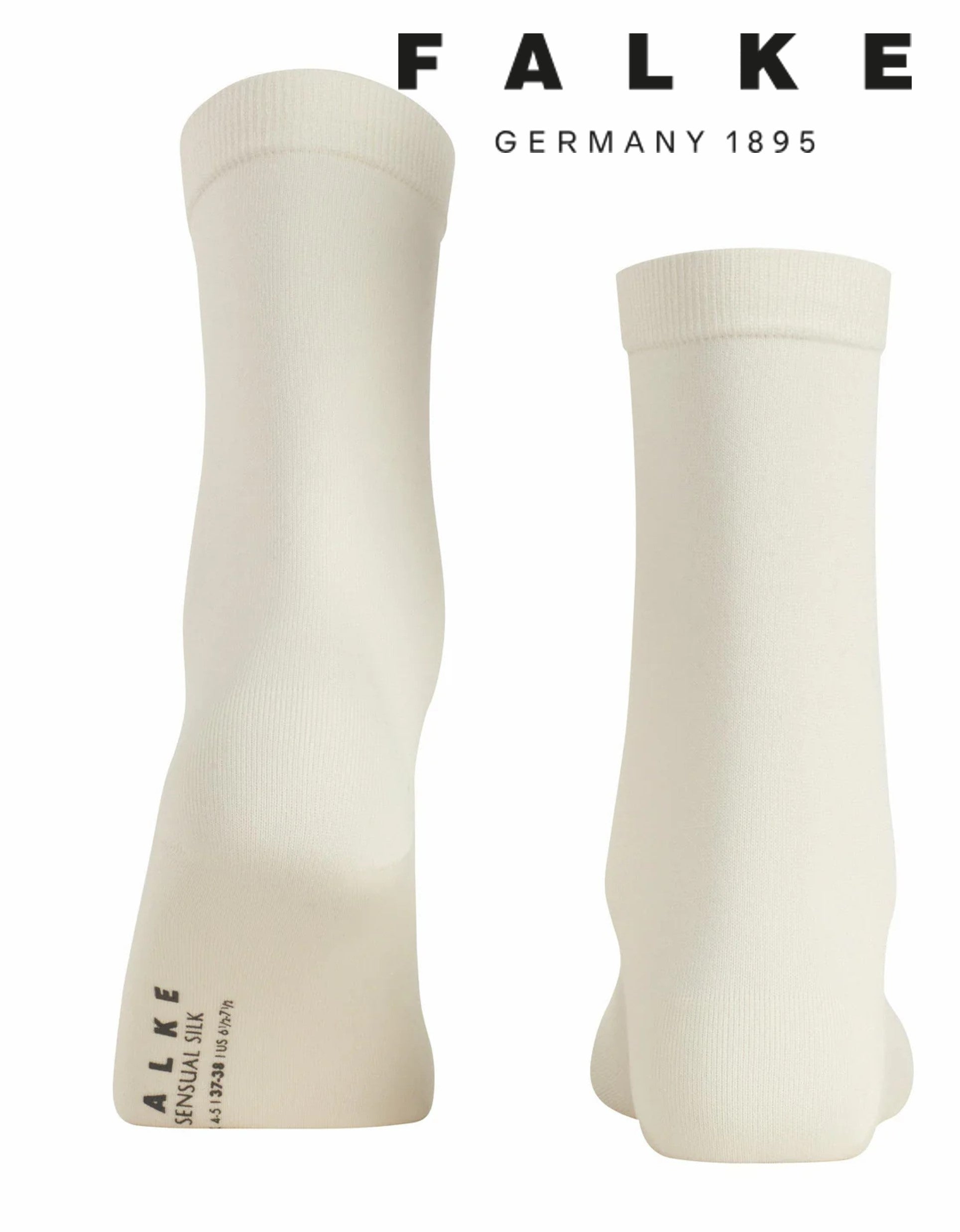 Falke Sensual Silk Socks 46288 Off White – Starts With Legs
