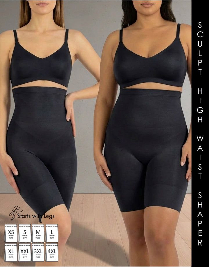 Cette Sculpt High Waist Seamless Shaping Shorts Black 549-902
