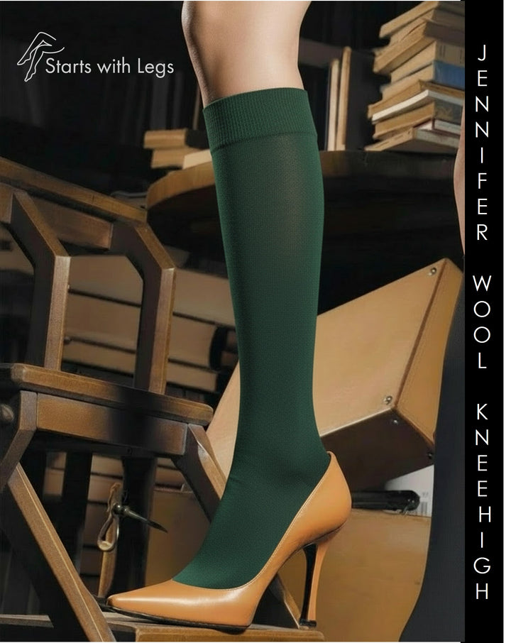 Trasparenze Jennifer Wool Knee High Socks Bosco