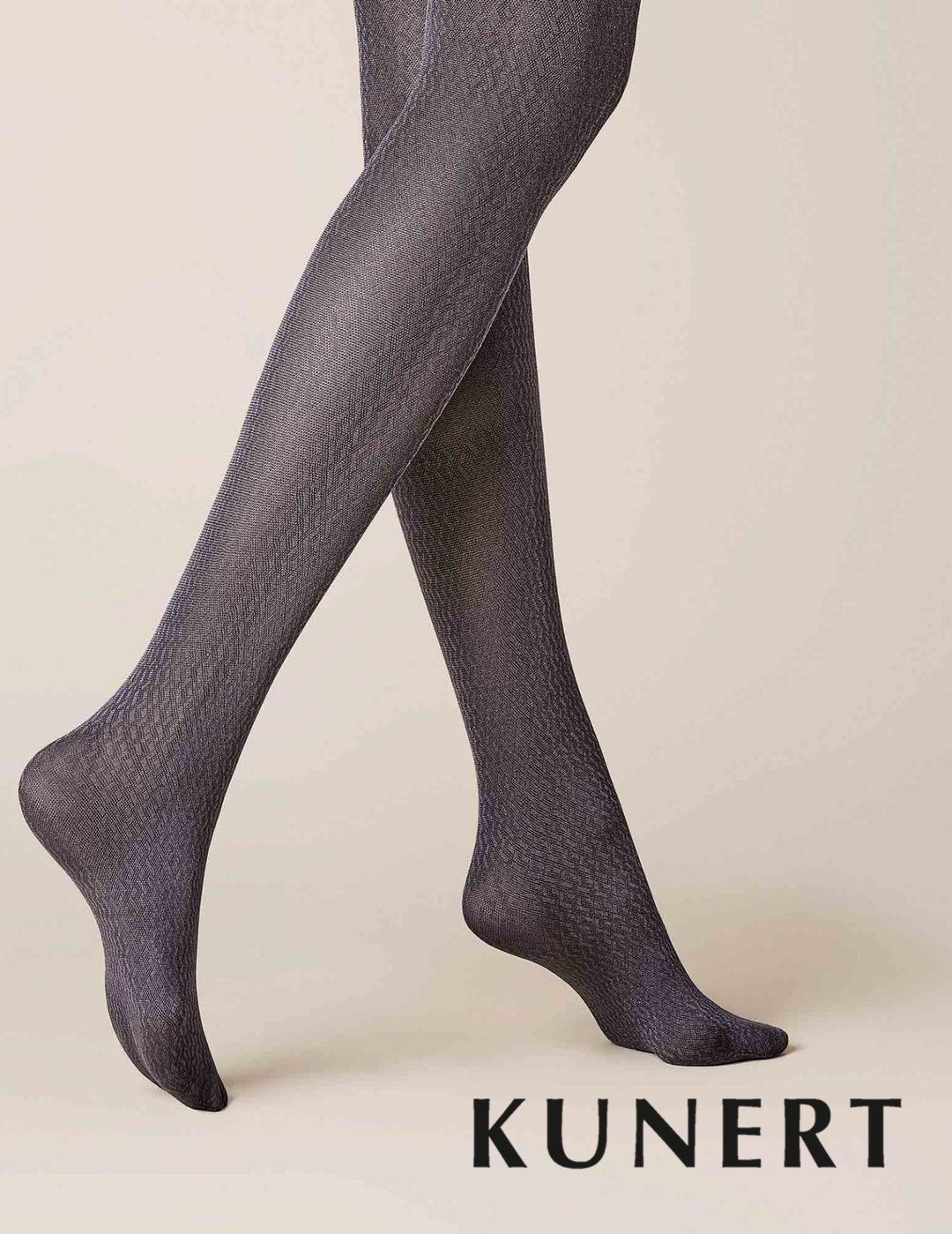 Kunert Fashion Zig Zag Tights Aubergine 374510 Sale