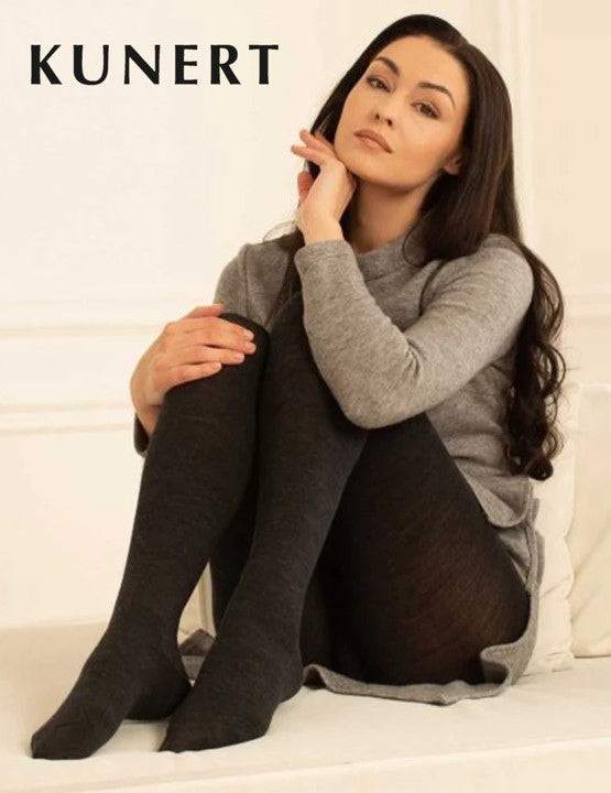 Kunert Soft Wool/Cotton Tights Black 399200 Sale