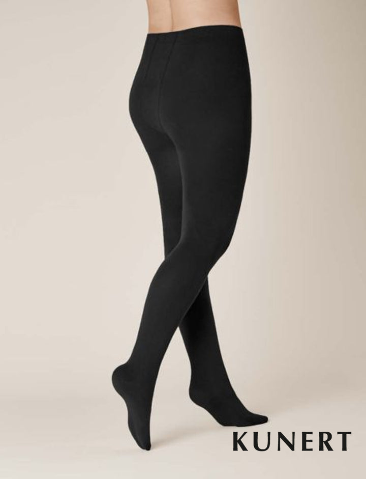 Kunert Plus Size Sensual Cotton Curvy Tights Black 399500 Sale