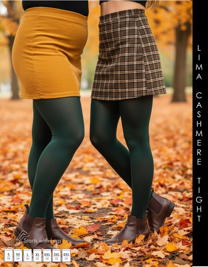Cette Lima Cashmere Wool 150 Denier Tight Emerald