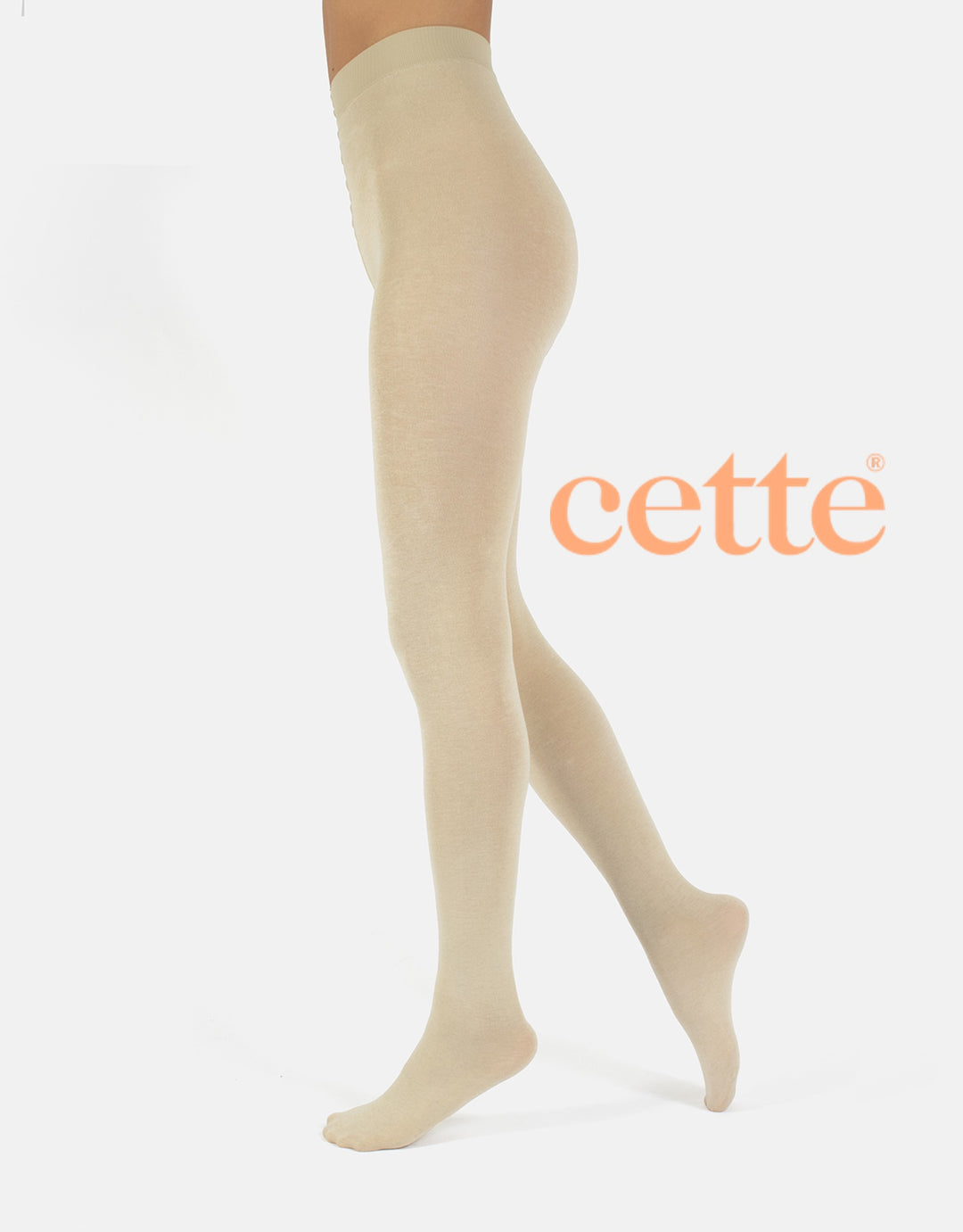 Cette Lima Cashmere Wool 150 Denier Tight Oyster White