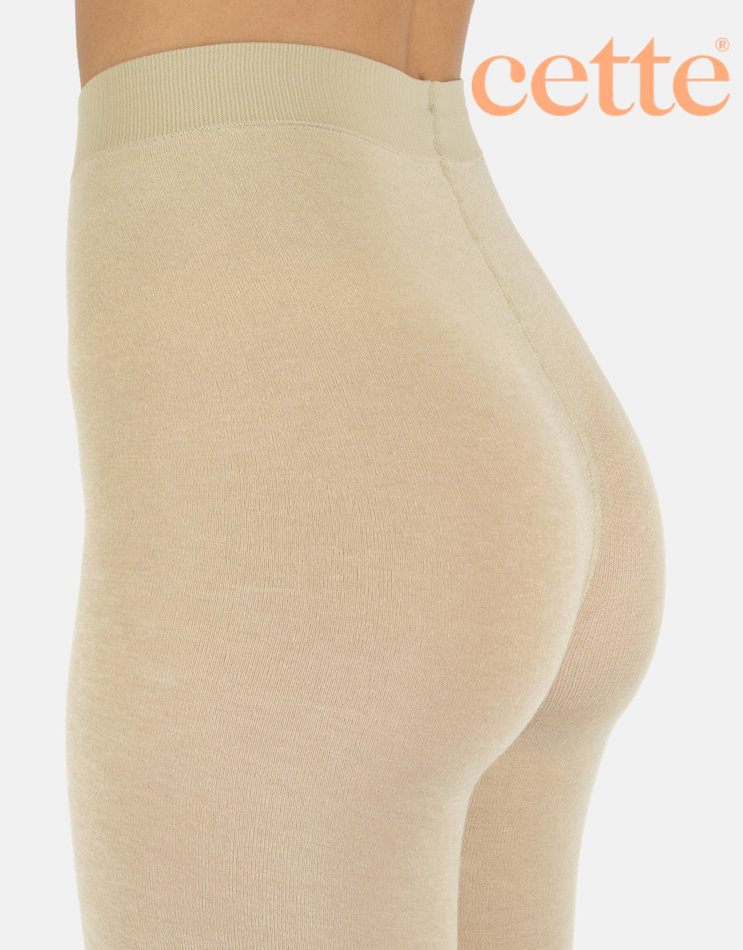 Cette Lima Cashmere Wool 150 Denier Tight Oyster White