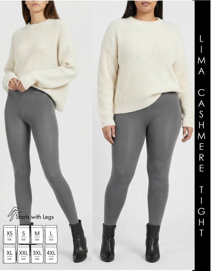 Cette Lima Cashmere Wool 150 Denier Tight Castor Grey