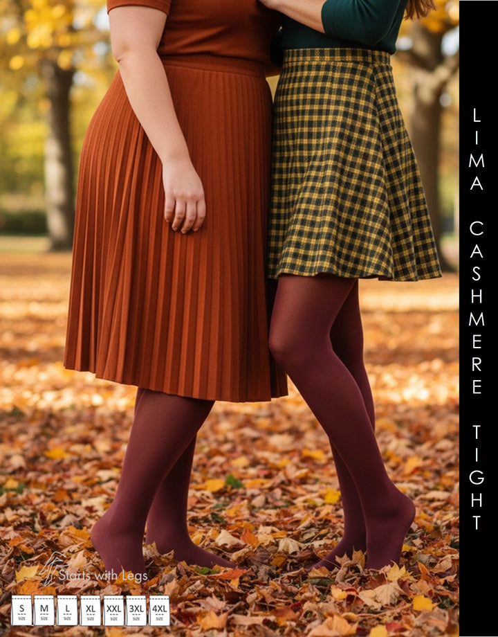 Cette Lima Cashmere Wool 150 Denier Tight Cardinal