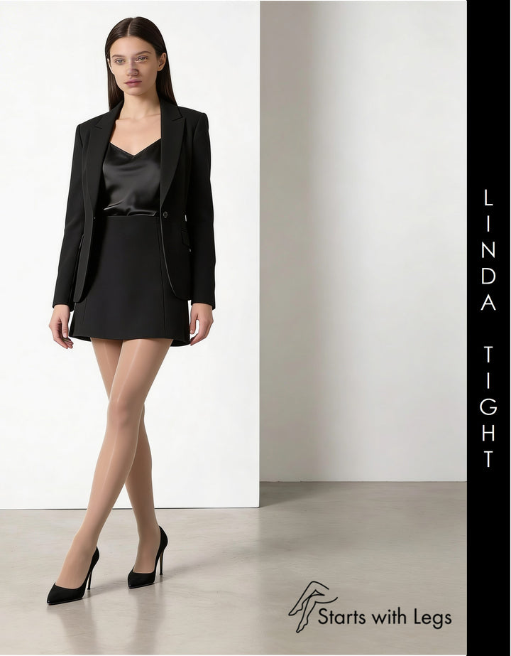 Trasparenze Linda  40 Denier Tights Naturale
