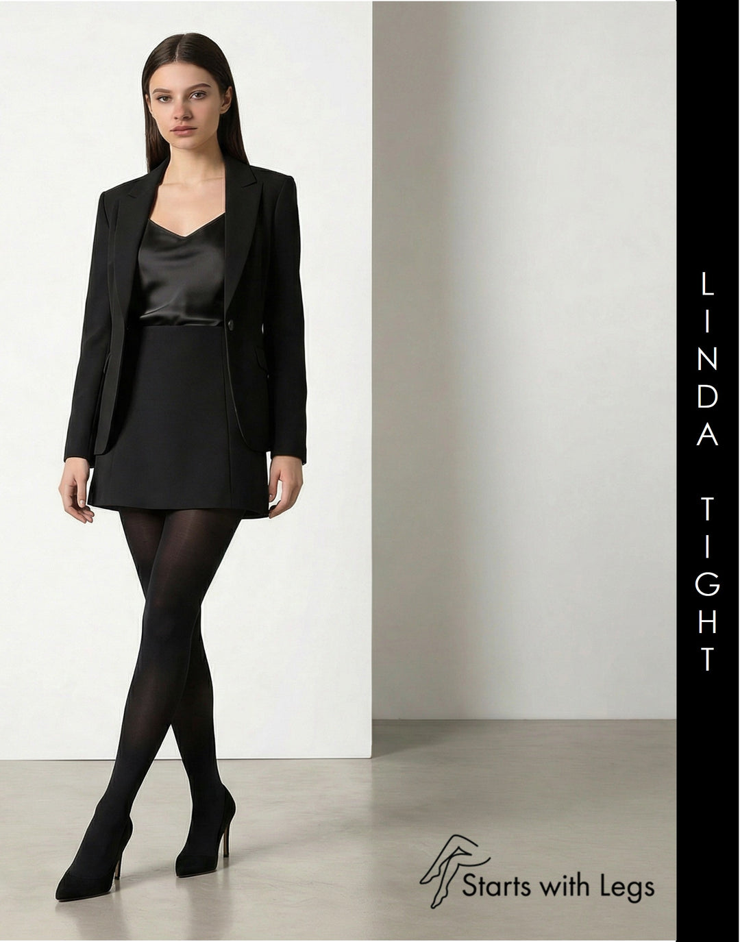Trasparenze Linda  40 Denier Tights Nero