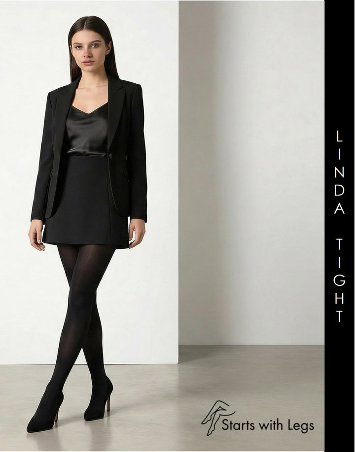 Trasparenze Linda  40 Denier Tights Nero