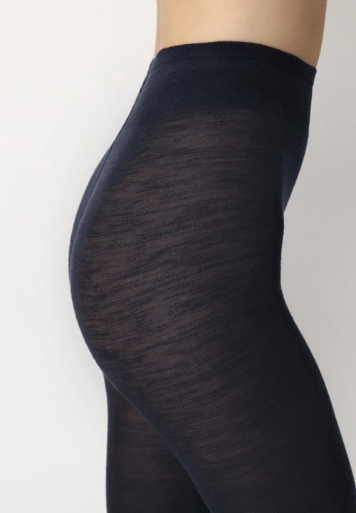 Oroblu Nives Fine Wool Tights Blue VOBFW11T0