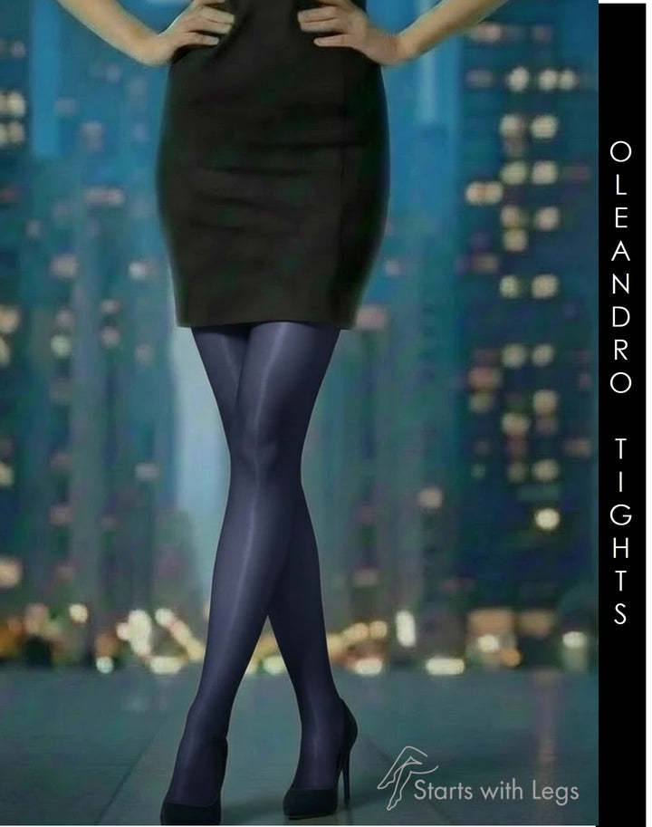 Trasparenze Oleandro 20 Denier Tights Blu