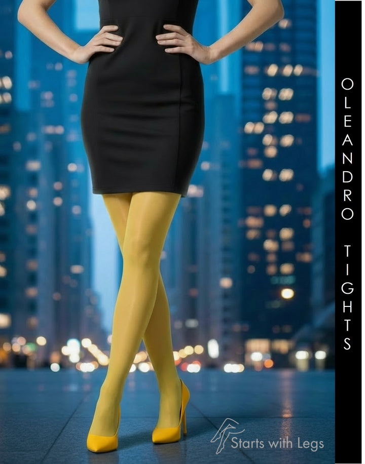 Trasparenze Oleandro 20 Denier Tights Lemon