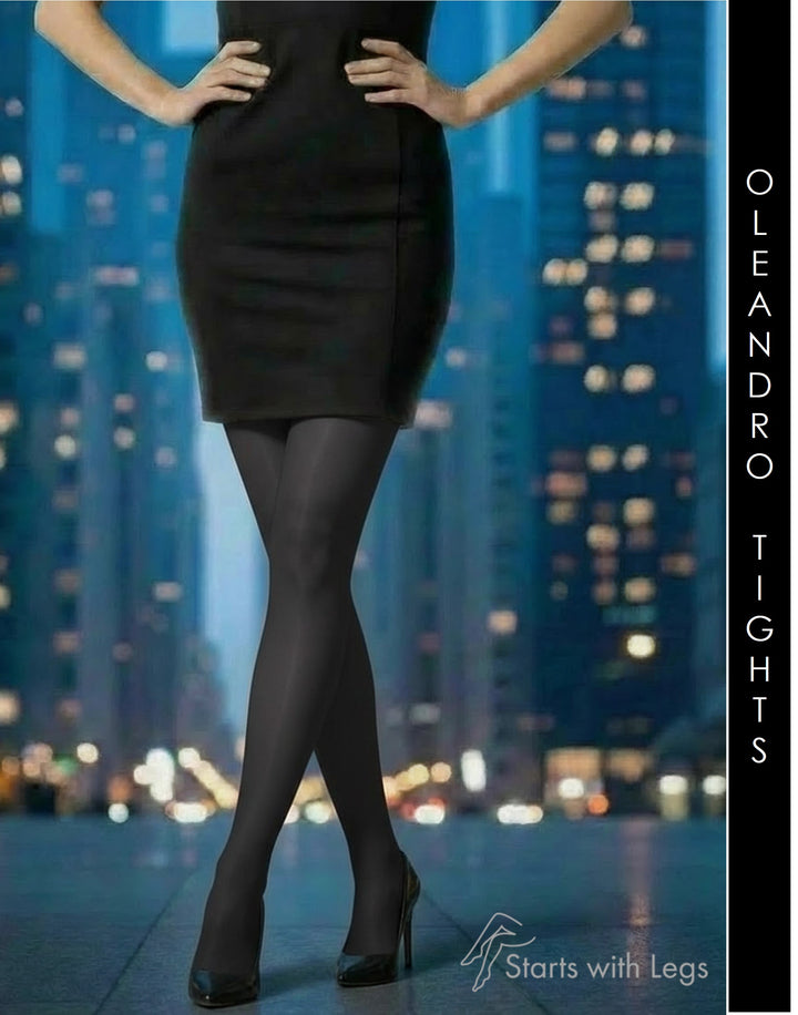 Trasparenze Oleandro 20 Denier Tights Nero