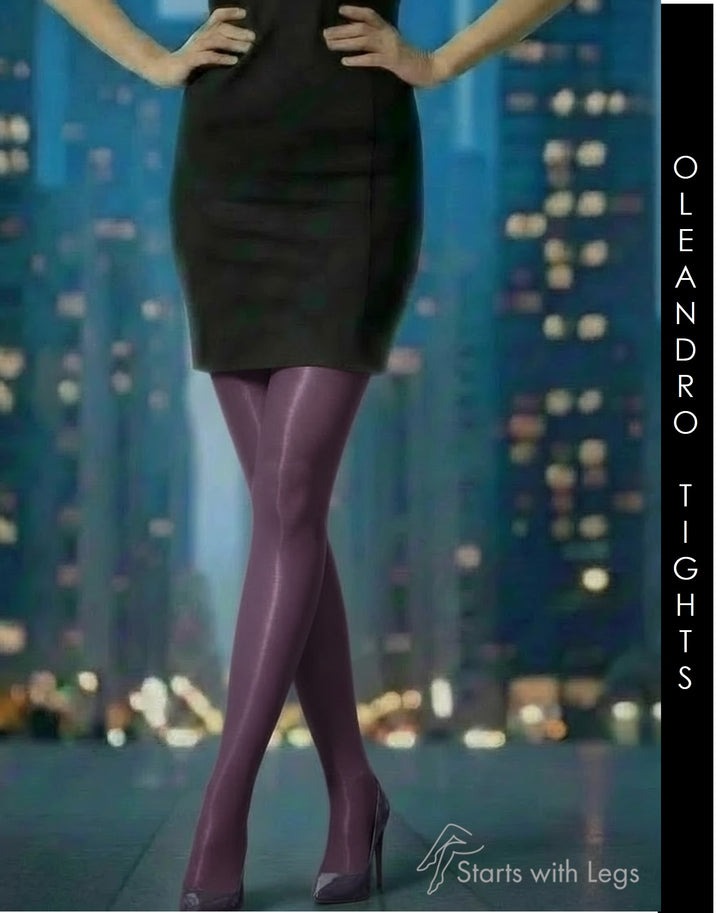 Trasparenze Oleandro 20 Denier Tights Prugna