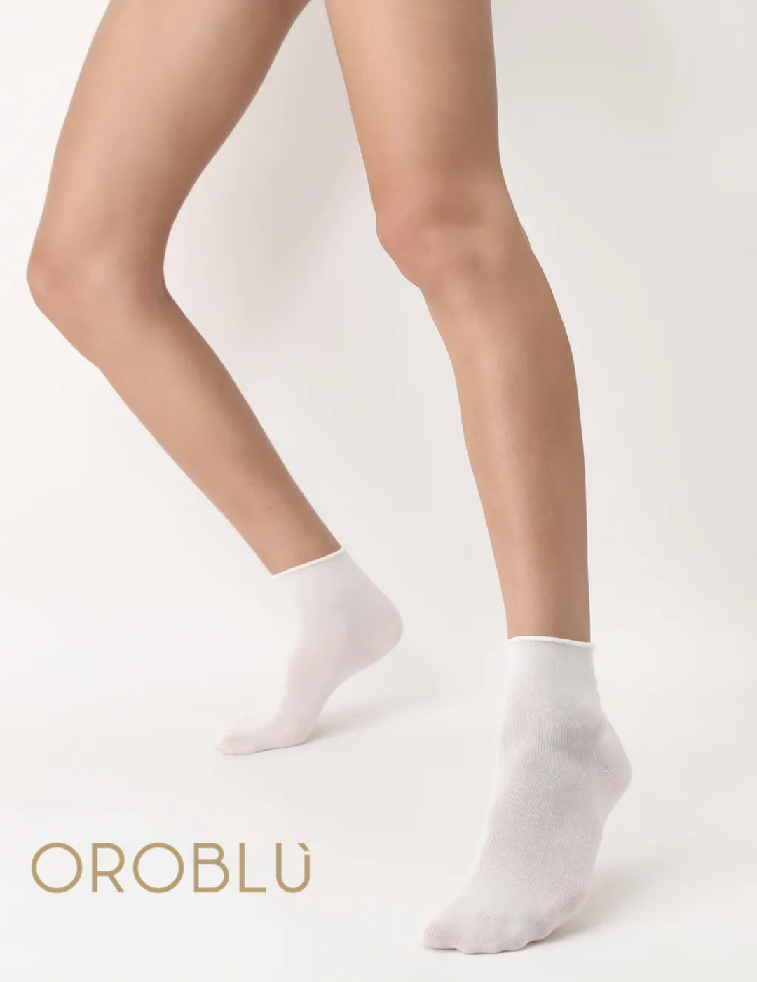 Oroblu Ankle Perfect Comfort Socks White VOBC67421 Sale