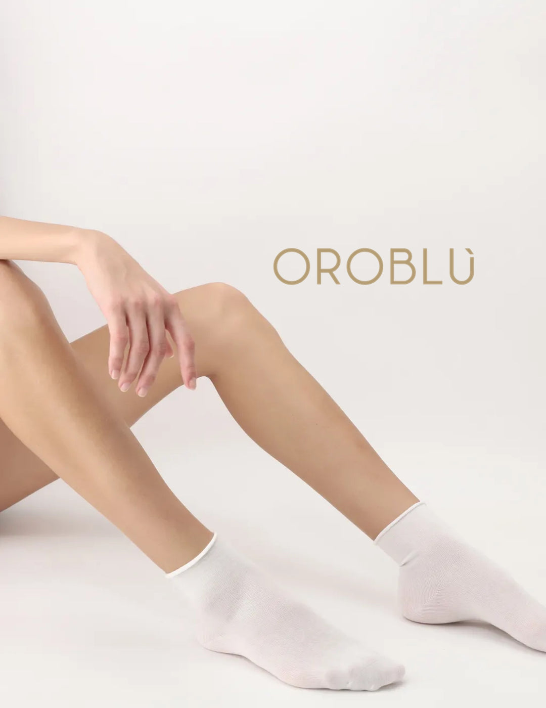 Oroblu Ankle Perfect Comfort Socks White VOBC67421 Sale