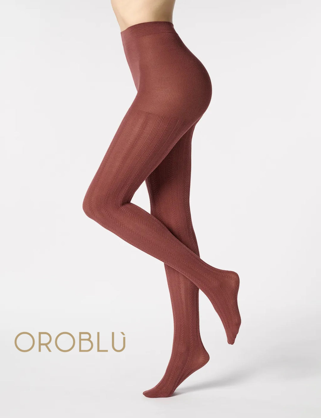 Oroblu Cotton Geometric Tight Cacao VOBC68250