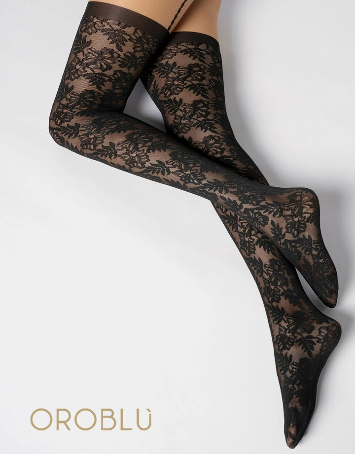 Oroblu Desire Lace Tight VOBC68265 Black
