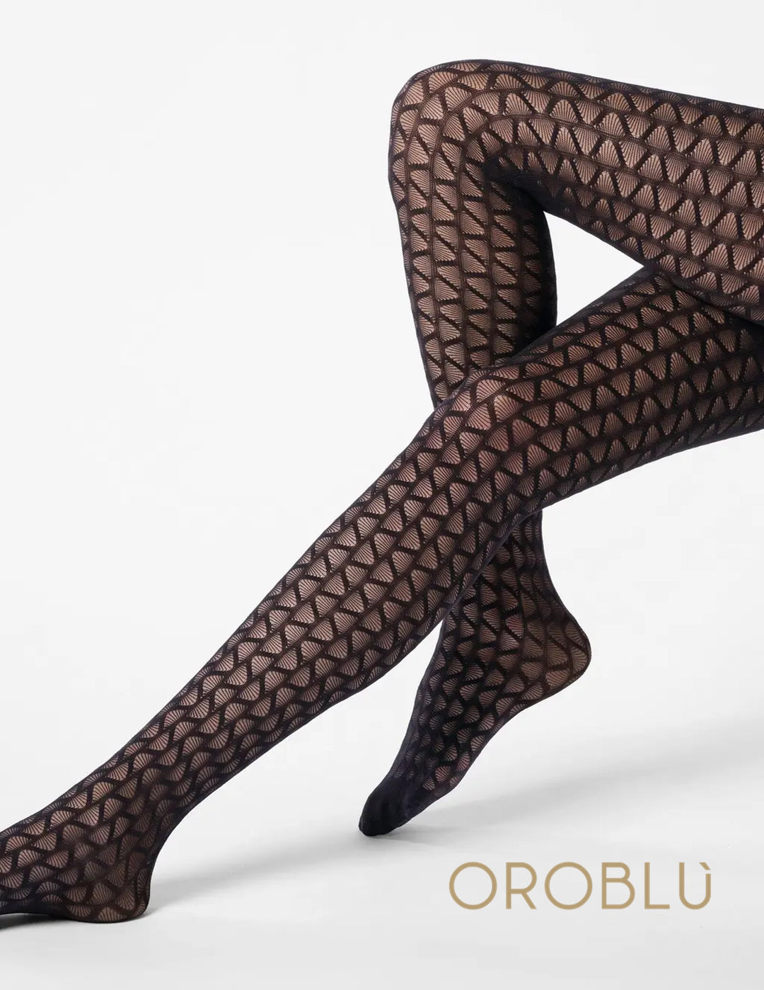 Oroblu Graphic Waves Tight VOBC68254 Black Sale