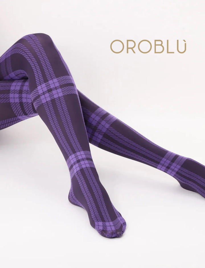 Oroblu All Colours Scottish Tight Deep Violet/Lilac VOBC67908 Sale