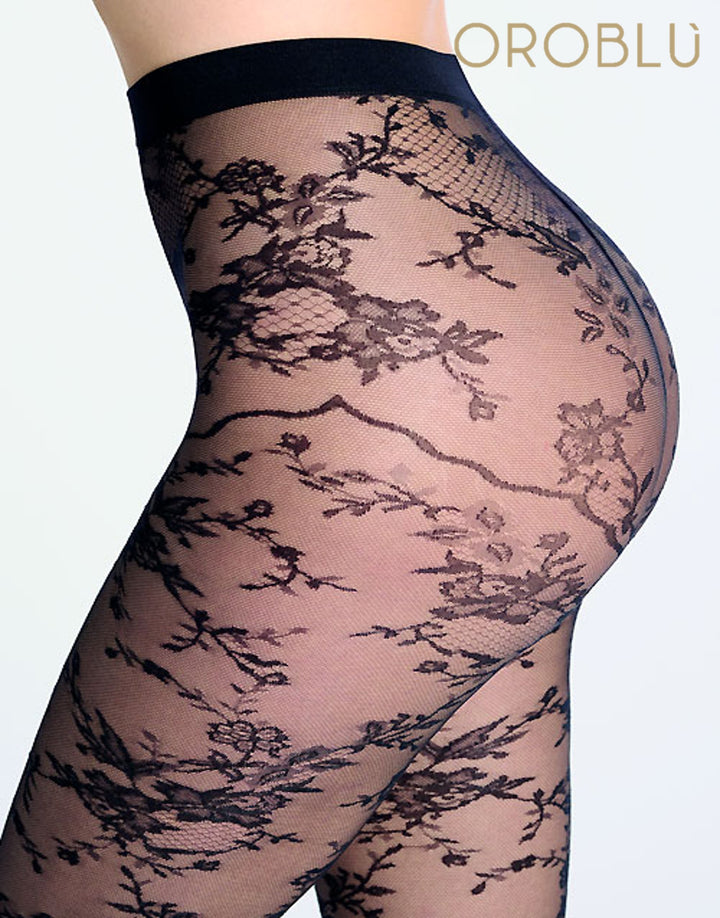 Oroblu Seductive Lace Tight VOBC68260 Black Sale
