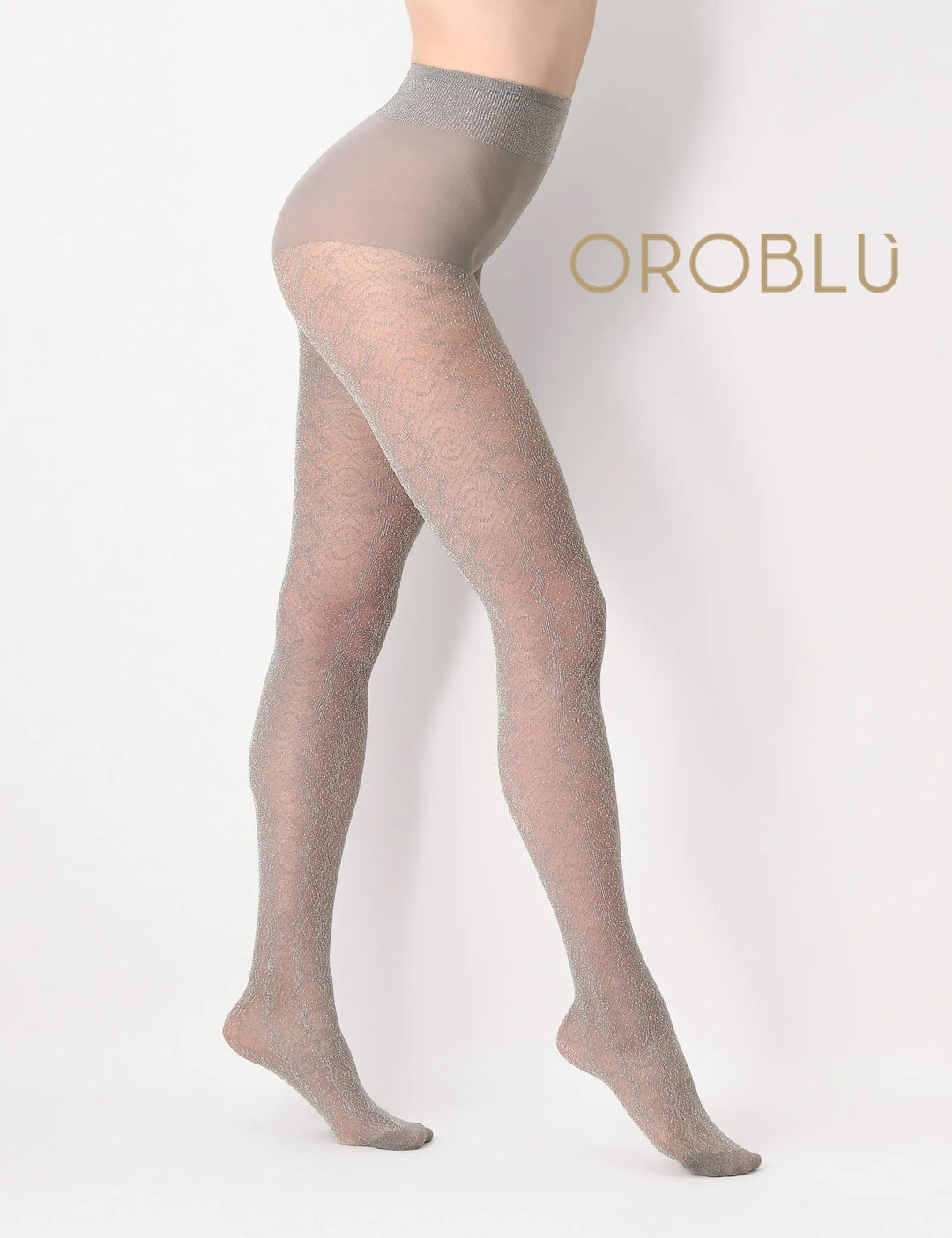 Oroblu Shining Openwork Tights Metal VOBC68144 Sale