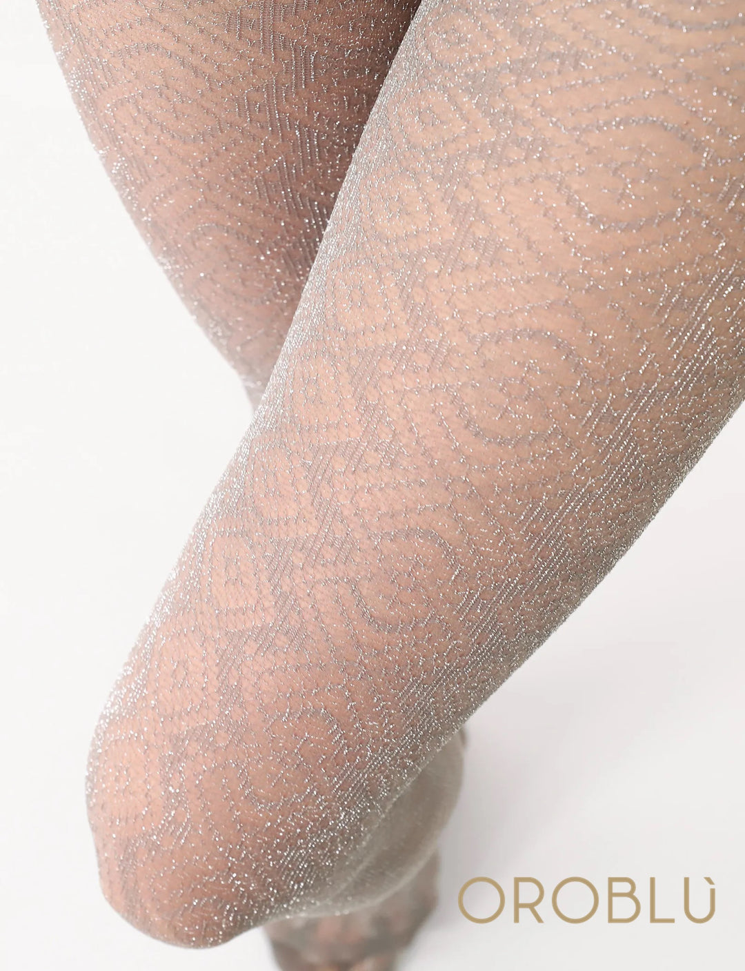 Oroblu Shining Openwork Tights Metal VOBC68144 Sale