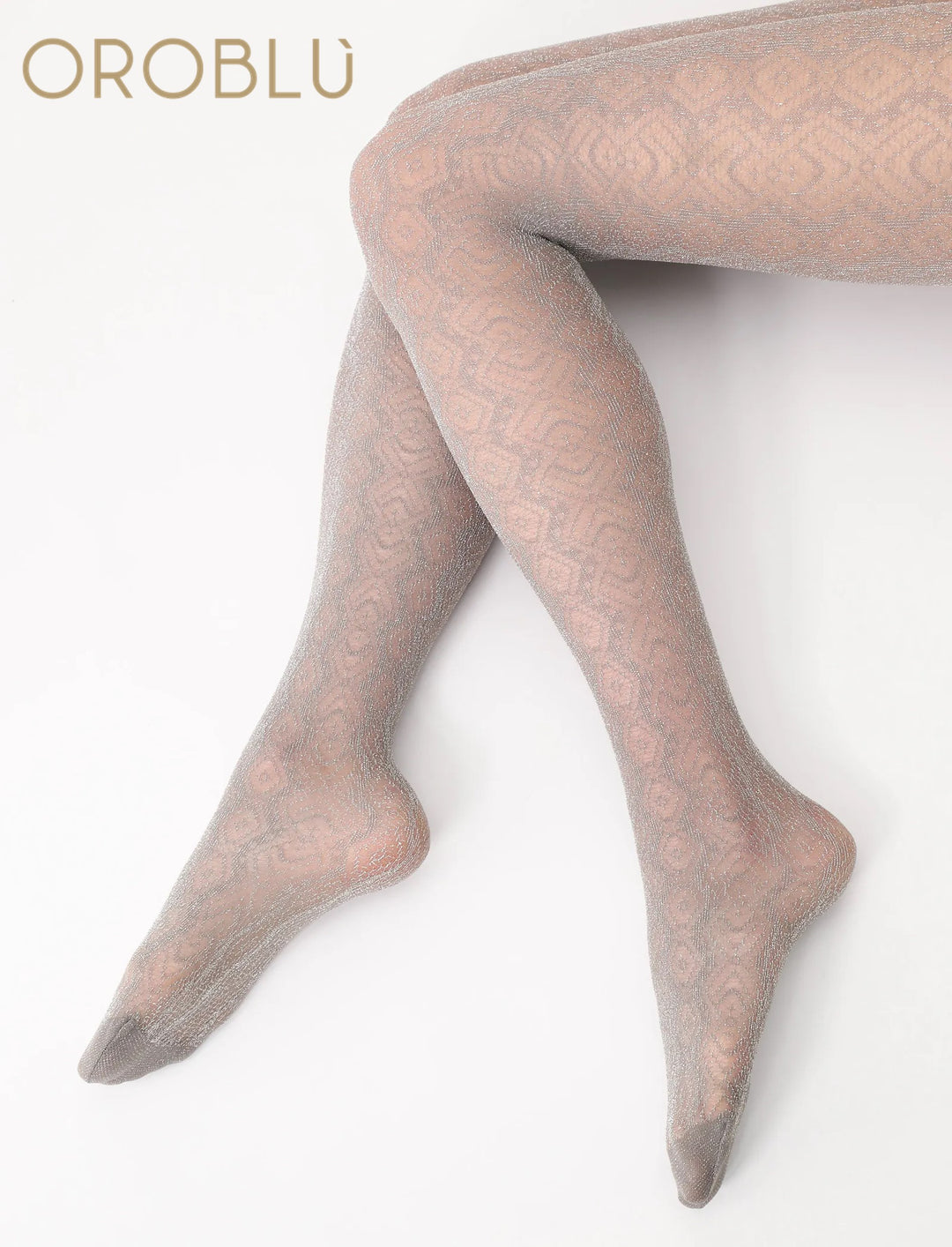 Oroblu Shining Openwork Tights Metal VOBC68144 Sale