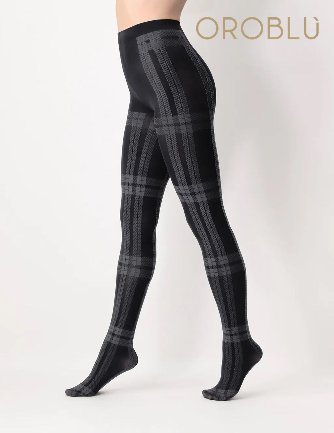 Oroblu All Colours Scottish Tight Black/Grey VOBC67908 Sale