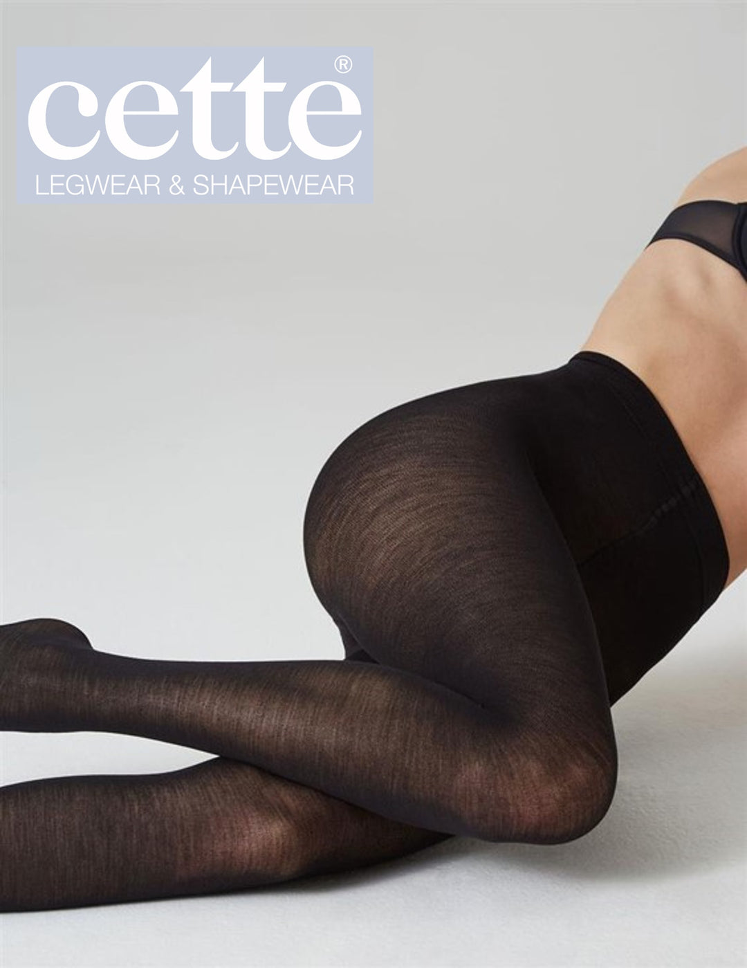 Cette Quito 100 Denier Merino Wool Tights Black