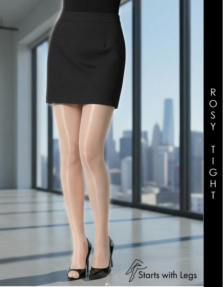 Trasparenze Rosy 20 Denier Tights Bianco
